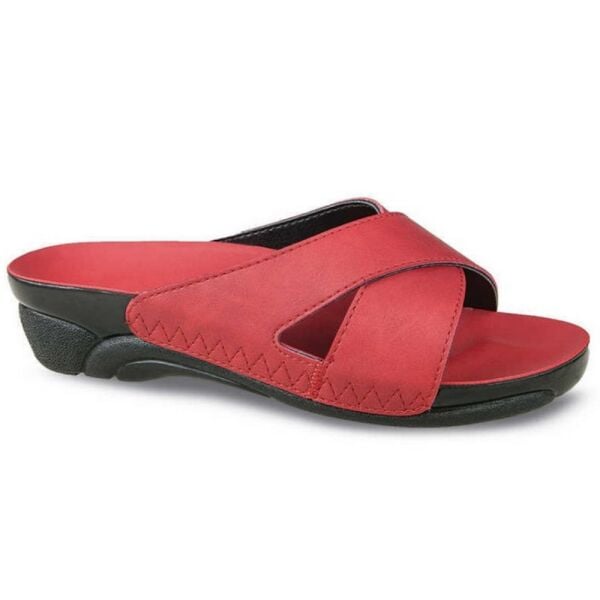 Ceyo Venedik-9 Kırmızı Kadın Anatomik Terlik