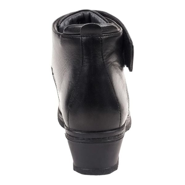 Forelli 25651-K Vionic Siyah Kadın Comfort Deri Hallux Bot