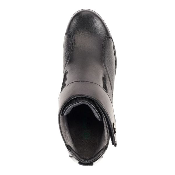 Forelli 25651-K Vionic Siyah Kadın Comfort Deri Hallux Bot