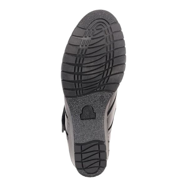 Forelli 25651-K Vionic Siyah Kadın Comfort Deri Hallux Bot