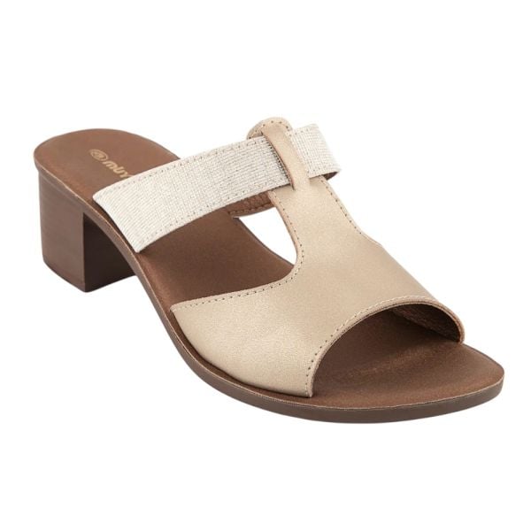 Muya 31010 Ceria Altın Kadın Topuklu Terlik