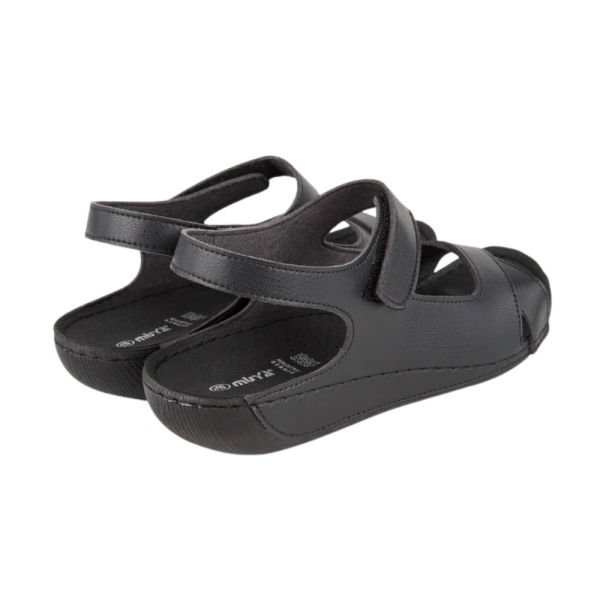 Muya 31121 Alula Siyah Kadın Anatomik Sandalet