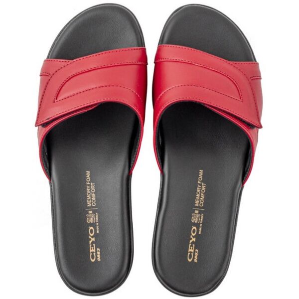 Ceyo 9863-36 Bordo Kadın Kemik Çıkıntısı Terlik