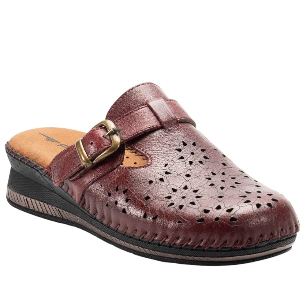 Forelli Cary-H 80625 Bordo Kadın Günlük Sabo Terlik