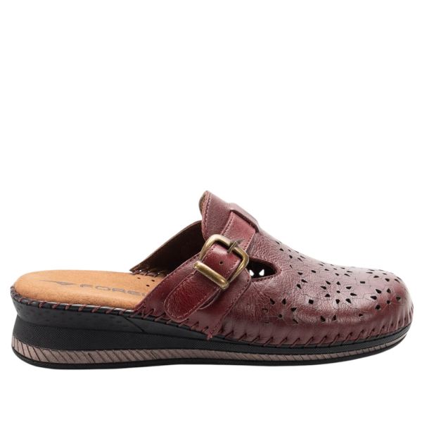 Forelli Cary-H 80625 Bordo Kadın Günlük Sabo Terlik