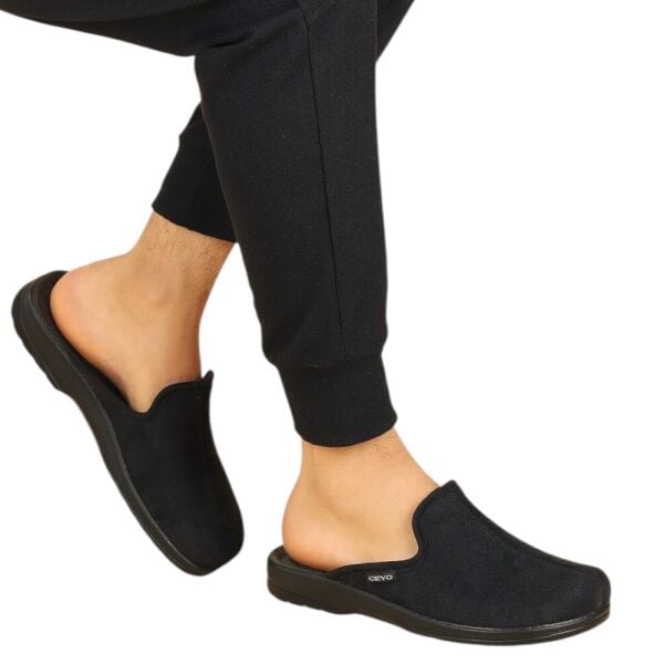 Ceyo 9955-1 Siyah Erkek Ev İçi Terlik