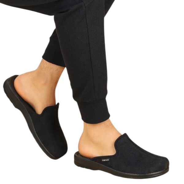 Ceyo 9955-1 Siyah Erkek Ev İçi Terlik