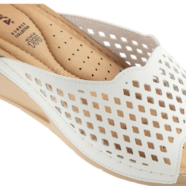 Muya 35209 Brosa Beyaz Kadın Anatomik Terlik