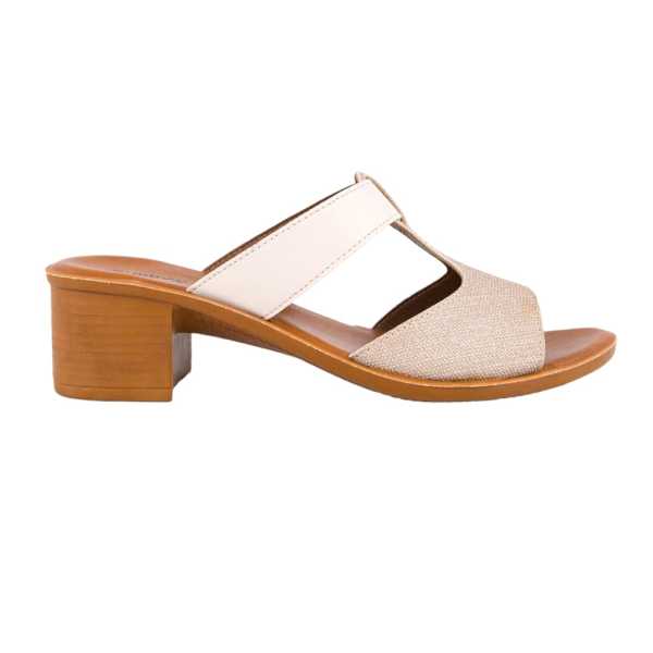 Muya 31010 Ceria Krem Kadın Topuklu Terlik