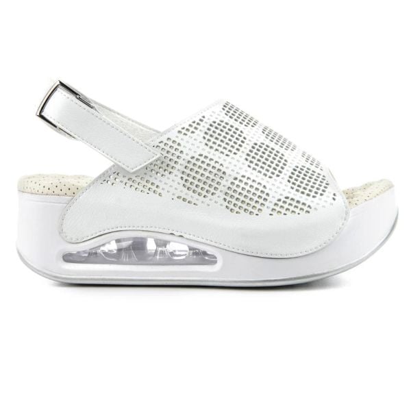 Muya 34221 Jambe Beyaz Kadın Air Taban Sandalet