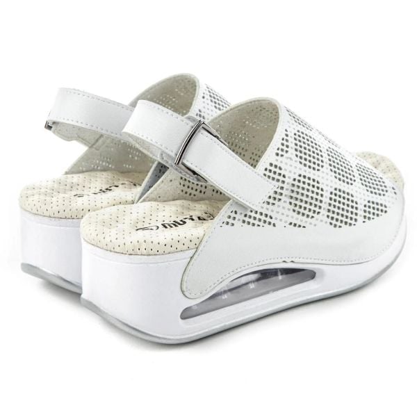 Muya 34221 Jambe Beyaz Kadın Air Taban Sandalet
