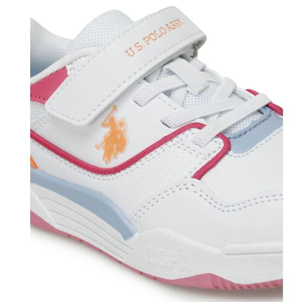 U.S Polo Assn Martell JR 4FX Beyaz Çocuk Spor Ayakkabı