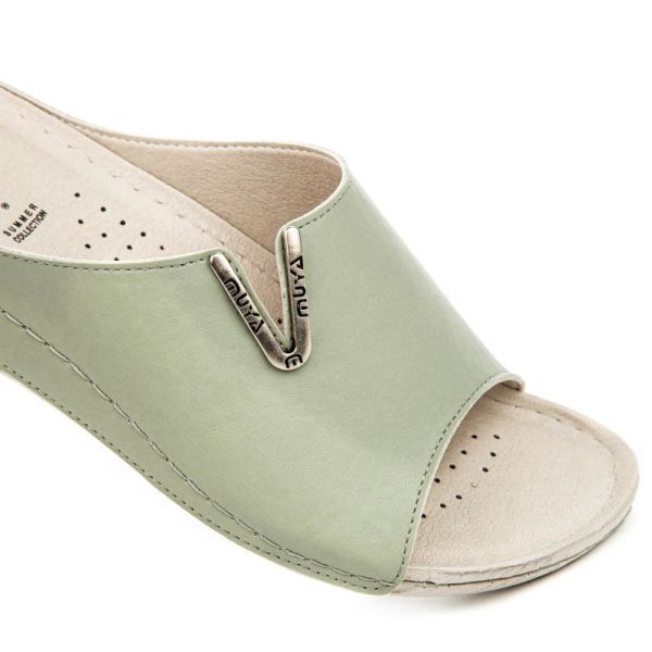 Muya 31125 Nest Açık Yeşil Kadın Anatomik Terlik