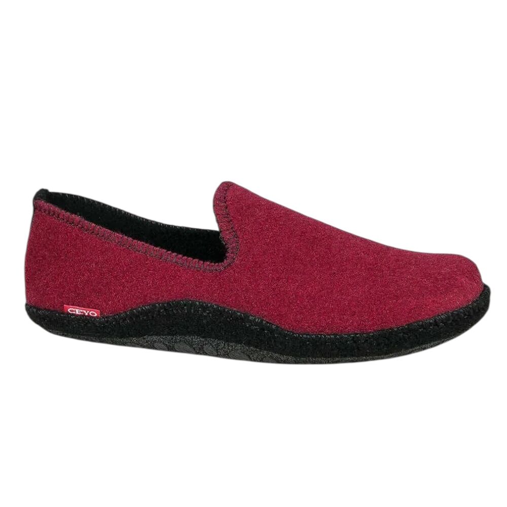 Ceyo Puffi-Z4 Bordo Kadın Ev Ayakkabısı