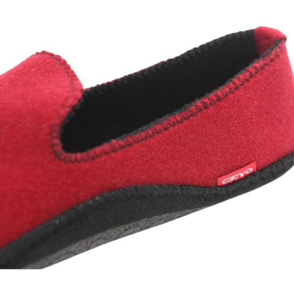 Ceyo Puffi-Z4 Bordo Kadın Ev Ayakkabısı