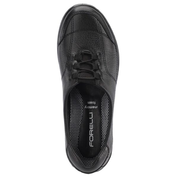 Forelli 21306-H Hefa Siyah Kadın Comfort Deri Ayakkabı
