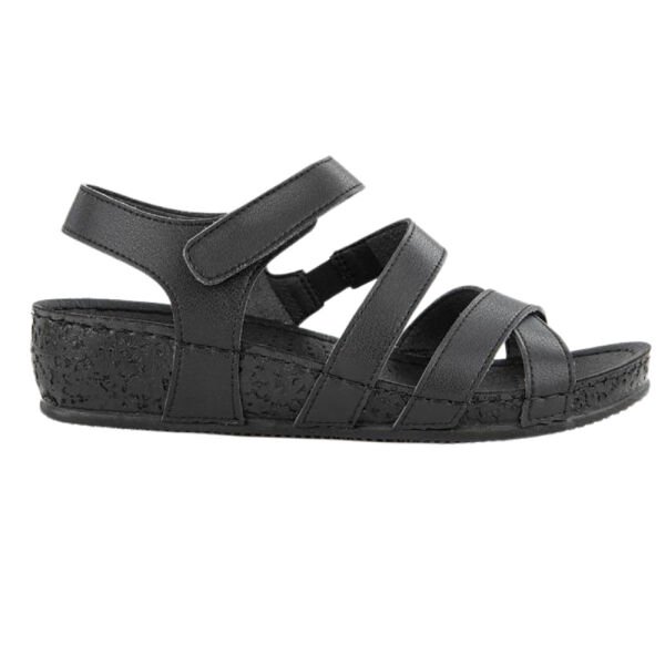 Muya 32221 Bamboo Siyah Kadın Anatomik Sandalet