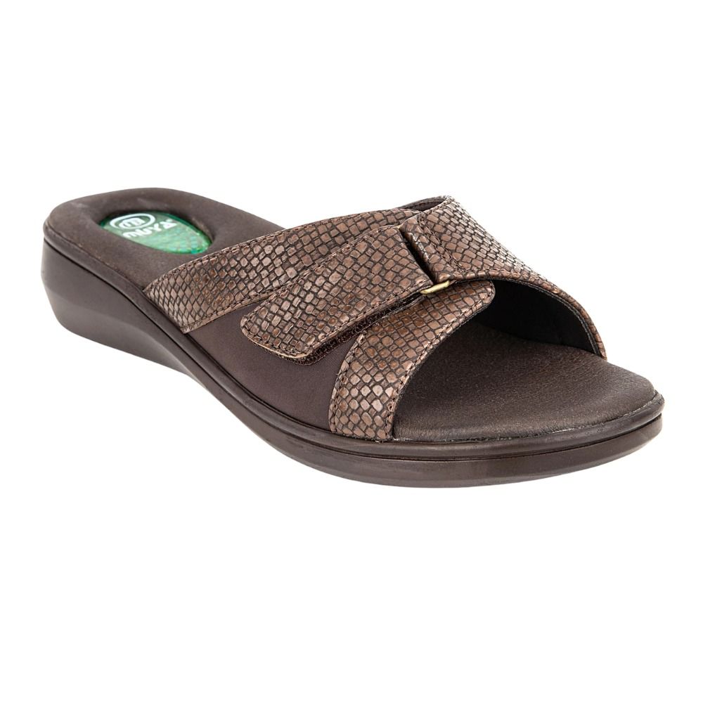 Muya 32201 Valdes Kahve Kadın Kemik Çıkıntısı Terlik