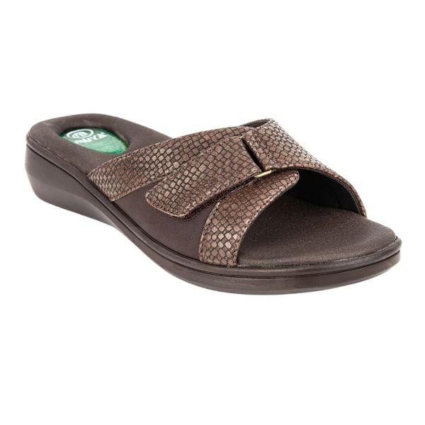 Muya 32201 Valdes Kahve Kadın Kemik Çıkıntısı Terlik