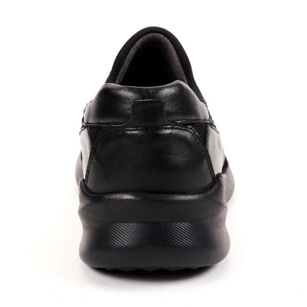 Forelli 54501-G Sandra Siyah Kadın Comfort Deri Ayakkabı