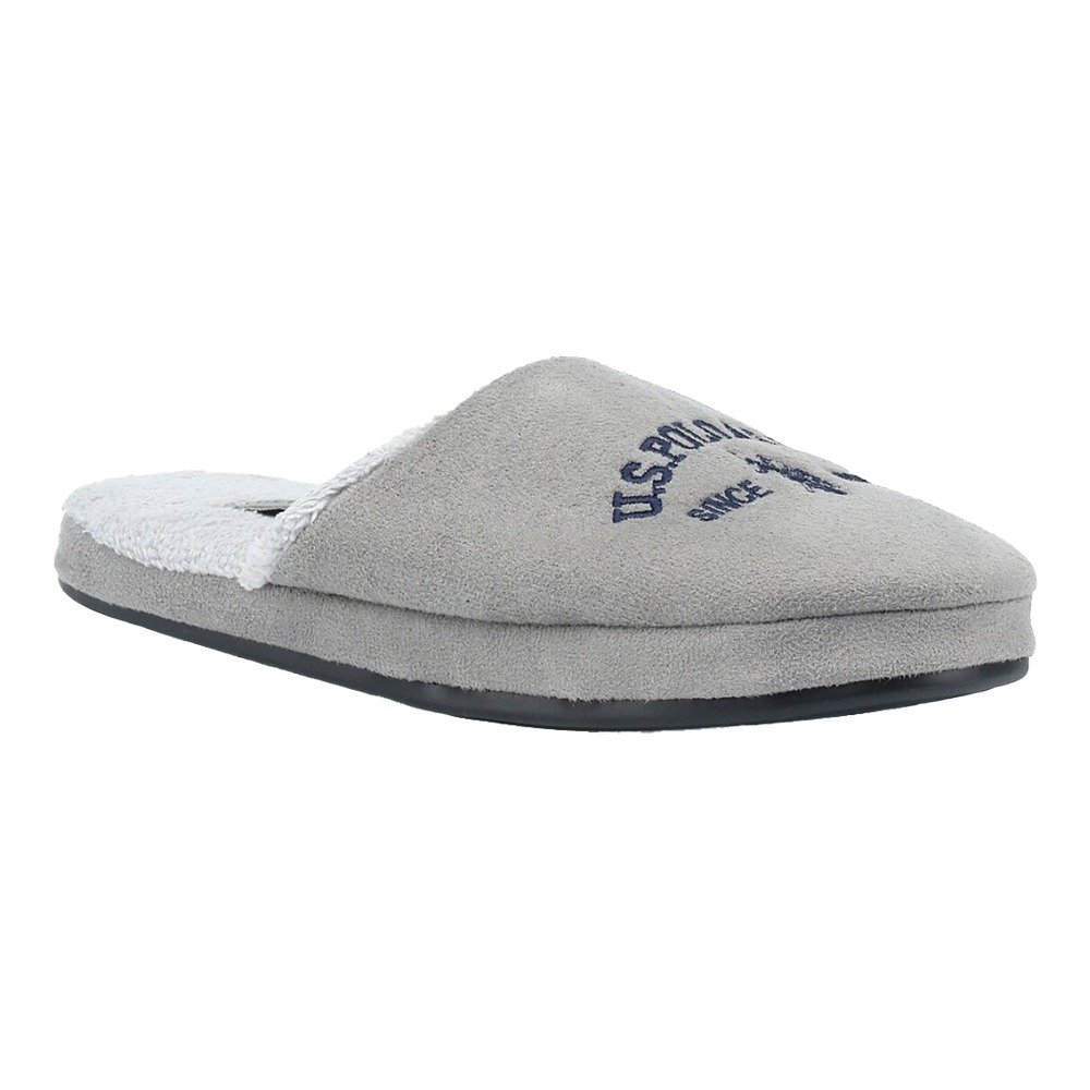 U.S Polo Assn Ernest 1PR Gri Erkek Ev İçi Terlik
