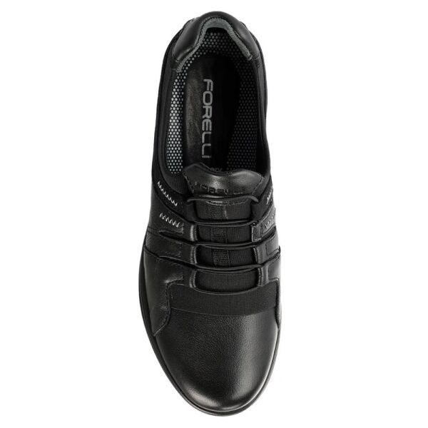 Forelli 21301-H Pink Siyah Kadın Comfort Deri Ayakkabı