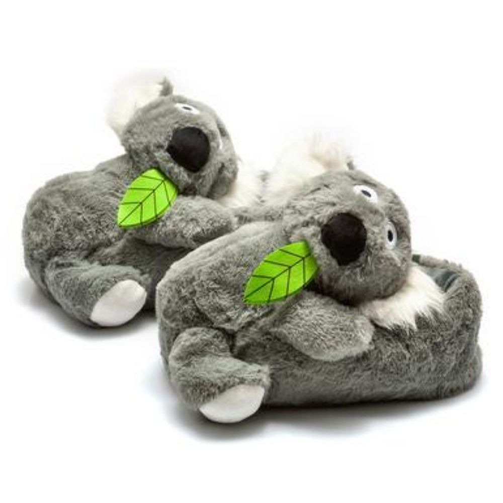 Twigy AA0634 Tw Koala 22 Gri Hayvan Figürlü Kadın Panduf