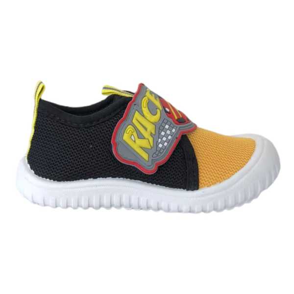 Gezer 3283.00 Siyah/Sarı Çocuk Kreş Yazlık Ev Ayakkabısı