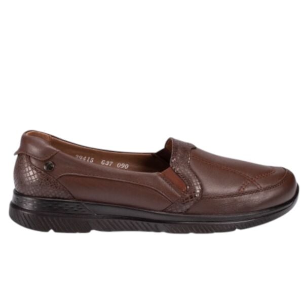 Forelli 29415-G Dilmen Taba Kadın Comfort Deri Ayakkabı