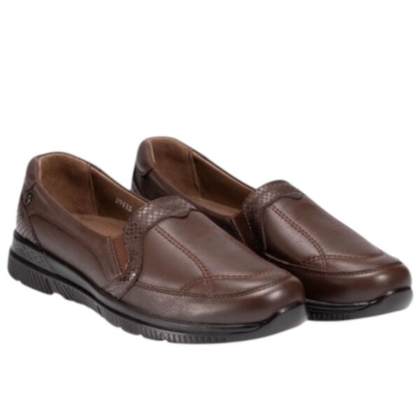 Forelli 29415-G Dilmen Taba Kadın Comfort Deri Ayakkabı