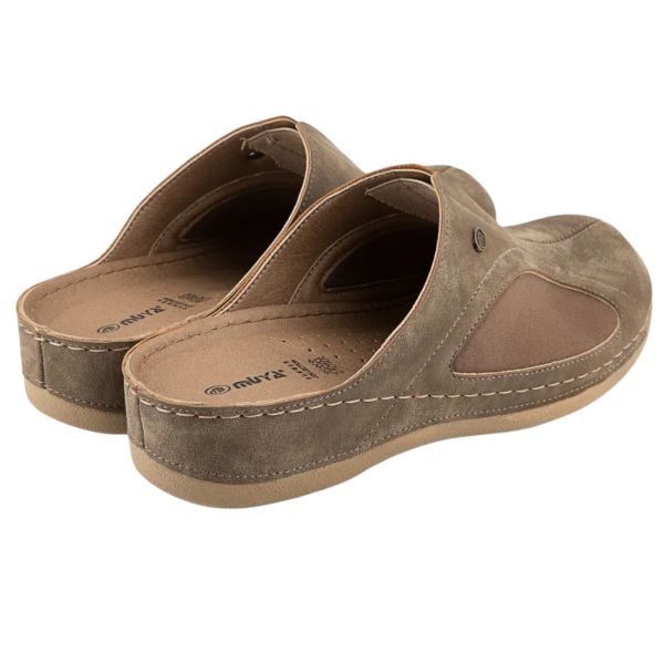 Muya 31108 Cara Vizon Kadın Kemik Çıkıntısı Terlik