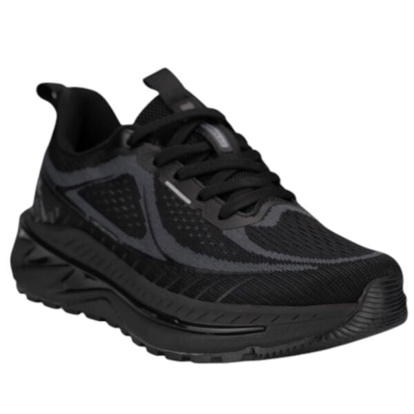 Forelli F250416-G Riga Siyah Kadın Comfort Spor Ayakkabı