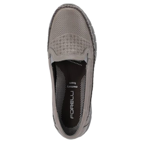 Forelli 29413 Eterna-G Gri Kadın Comfort Deri Ayakkabı