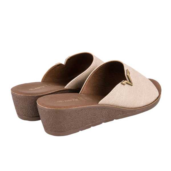 Muya 31026 Loren Krem Kadın Topuklu Terlik