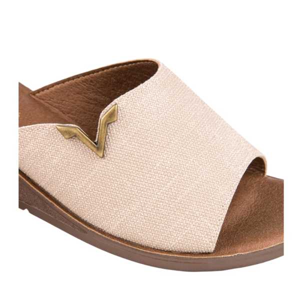 Muya 31026 Loren Krem Kadın Topuklu Terlik