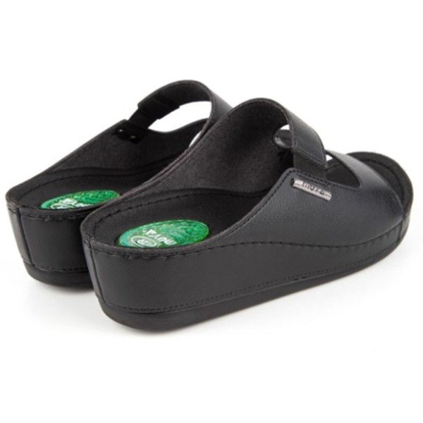 Muya 31136 Panna Siyah Kadın Anatomik Terlik