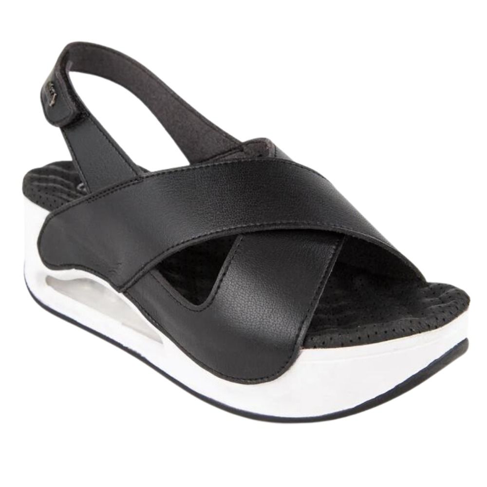 Muya 31213 Assos Siyah Kadın Air Taban Sandalet