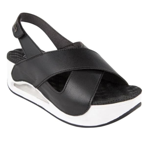 Muya 31213 Assos Siyah Kadın Air Taban Sandalet