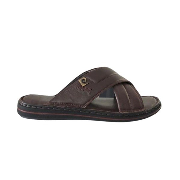Pierre Cardin 6586 Kahve Erkek Deri Comfort Terlik