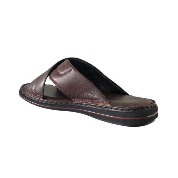 Pierre Cardin 6586 Kahve Erkek Deri Comfort Terlik