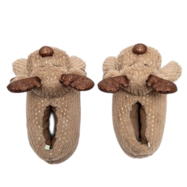 Twigy AA0646A Tw Geyik Star Kahve Hayvan Figürlü Kadın Panduf