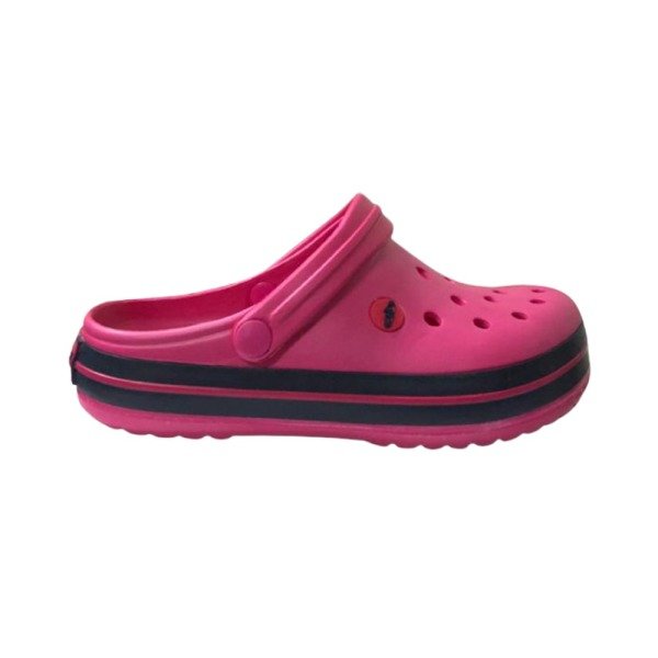 Lacivert Fuşya Kadın Hastane Sabo Terlik Sandalet