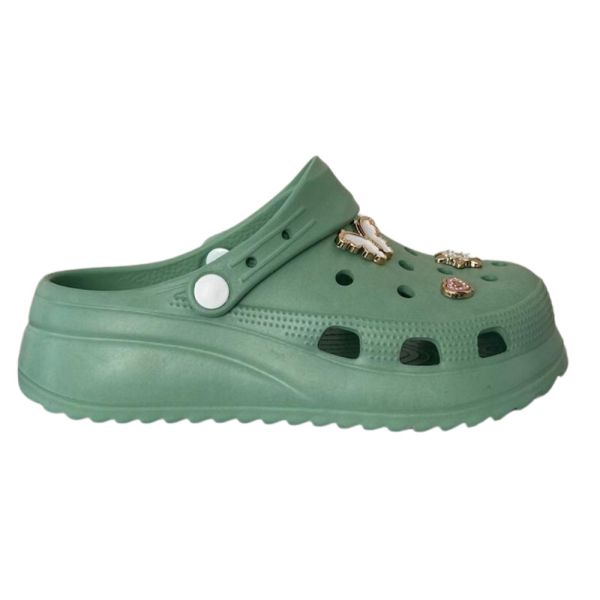 Akınal Bella E428 Pastel Mint Kadın Hastane Sabo Terlik Sandalet